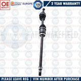 FOR FORD FOCUS 2.5 ST MK2 MANUAL BRAND NEW ODM GERMANY FRONT RIGHT RH DRIVESHAFT
