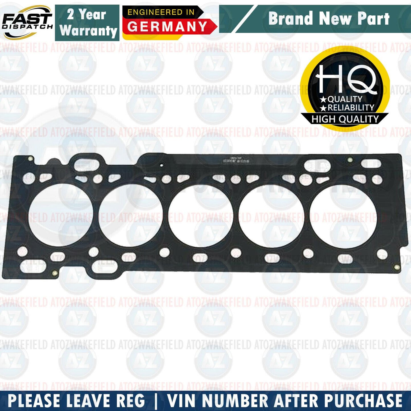 FOR FORD FOCUS RS MONDEO KUGA S-MAX 2.5 VOLVO C30 C70 S40 V40 HEAD GASKET MLS