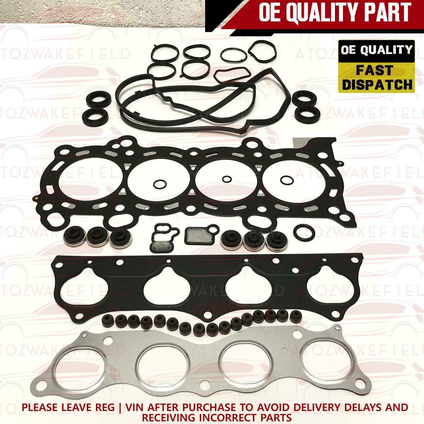 FOR HONDA CIVIC 2.0 EP3 INTEGRA DC5 TYPE R ENGINE HEAD GASKET K20A2 STEEL MLS