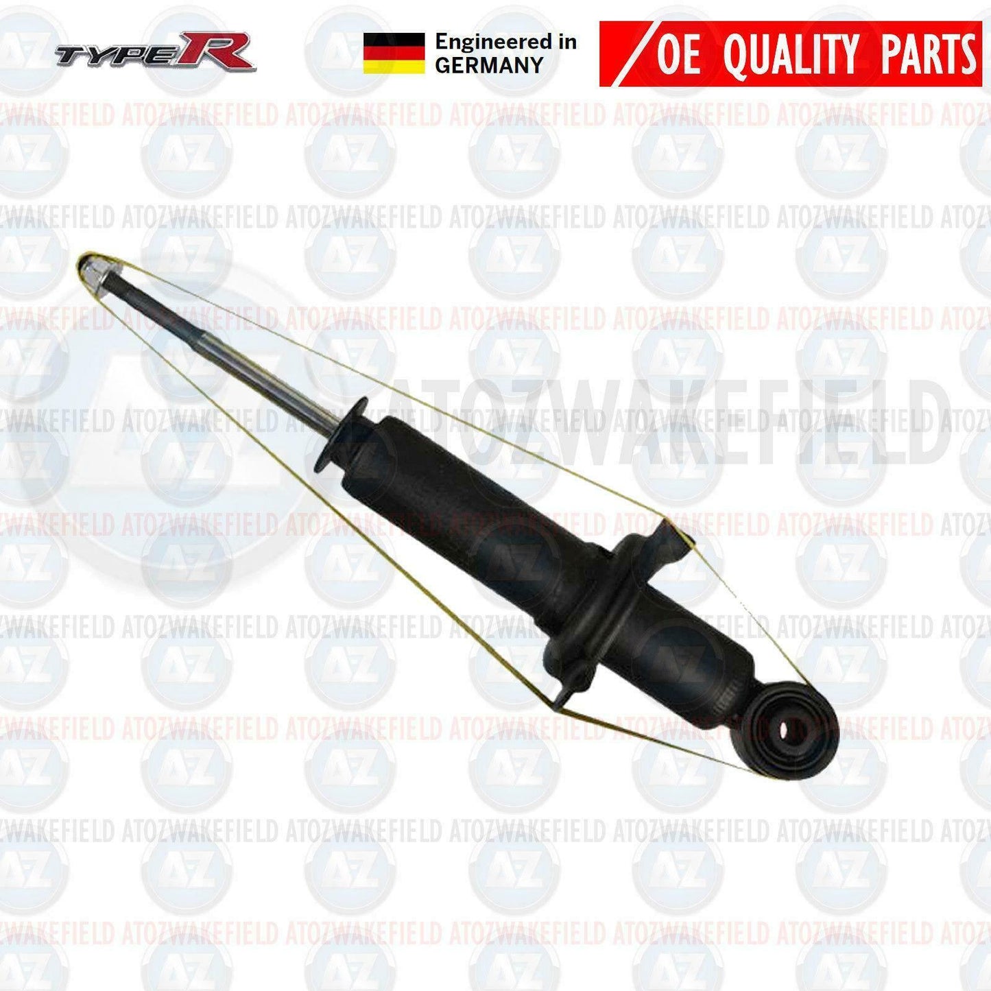 FOR HONDA CIVIC 2.0 TYPE R EP3 2001-2005 REAR SHOCKERS SHOCK ABSORBERS PAIR NEW