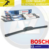 FOR HONDA CIVIC 2.0 TYPE R EP3 FRONT BOSCH AERO FLAT BLADE REAR PLASTIC WIPERS