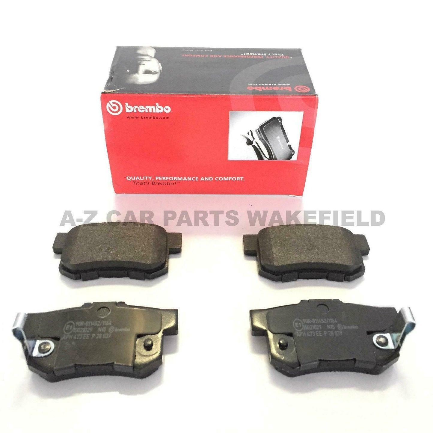 FOR HONDA CIVIC 2.0 TYPE R EP3 REAR GENUINE BREMBO BRAKE DISCS PADS SCREWS