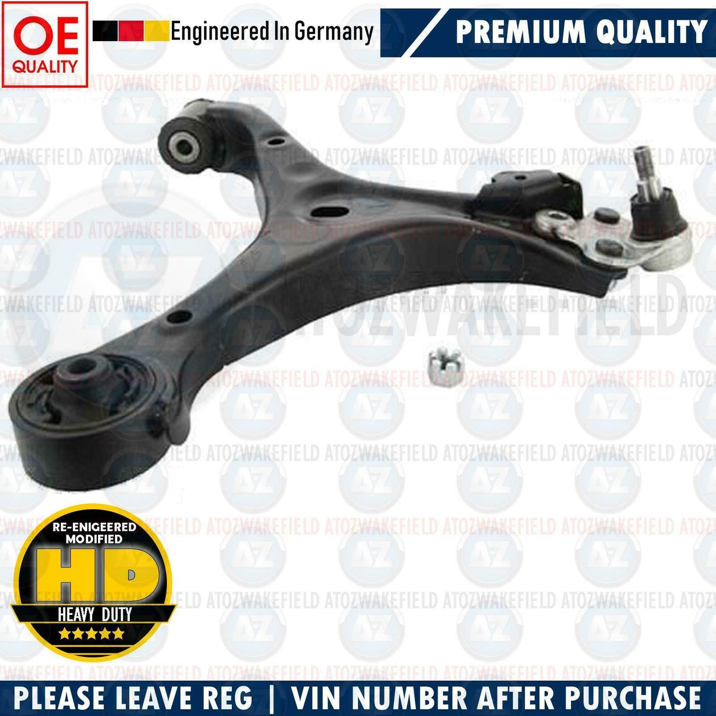 FOR HONDA CIVIC FK 12- FRONT RIGHT SUSPENSION WISHBONE CONTROL ARM BALL JOINT RH