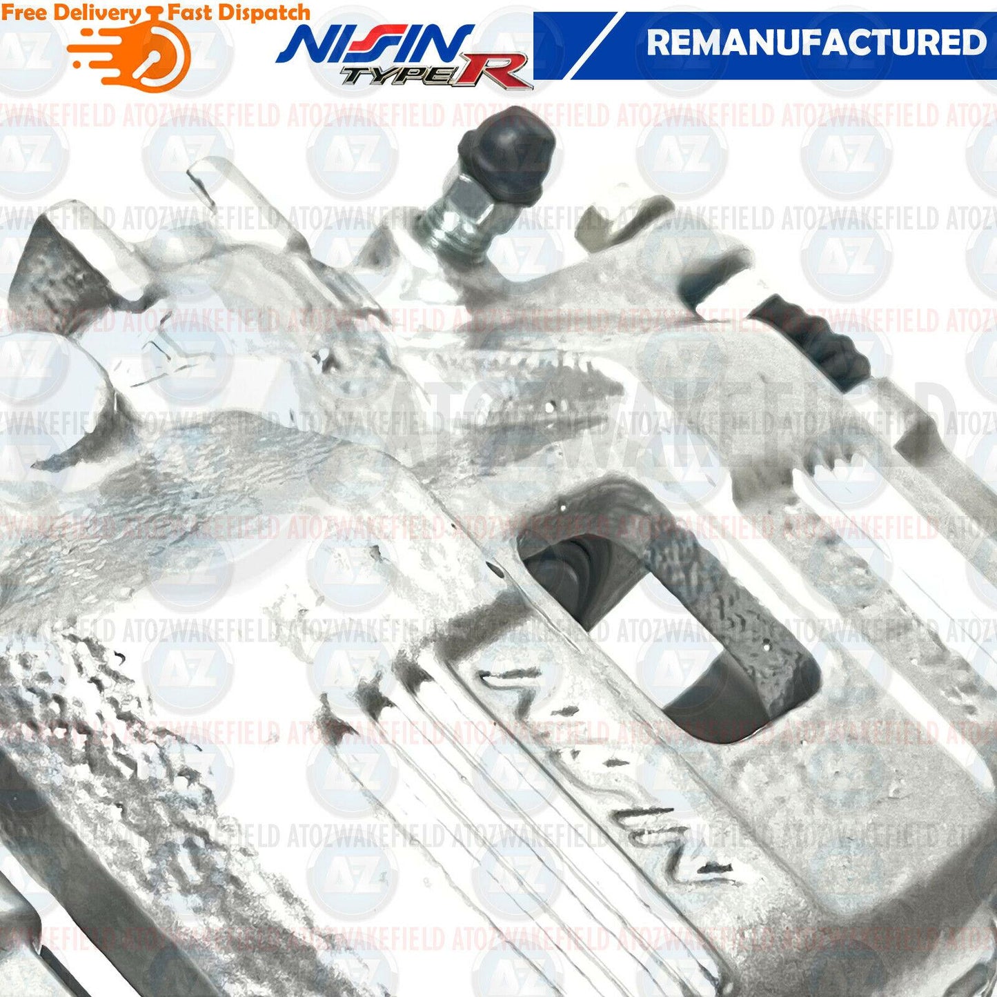 FOR HONDA CIVIC TYPE R EP3 FN2 FRONT BRAKE CALIPERS CARRIERS GENUINE PAIR NISIN