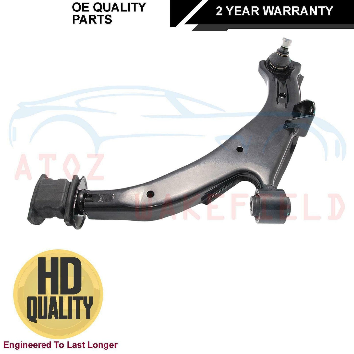 FOR HONDA HRV HR-V FRONT LEFT LOWER SUSPENSION WISHBONE CONTROL ARM WITH BUSHES