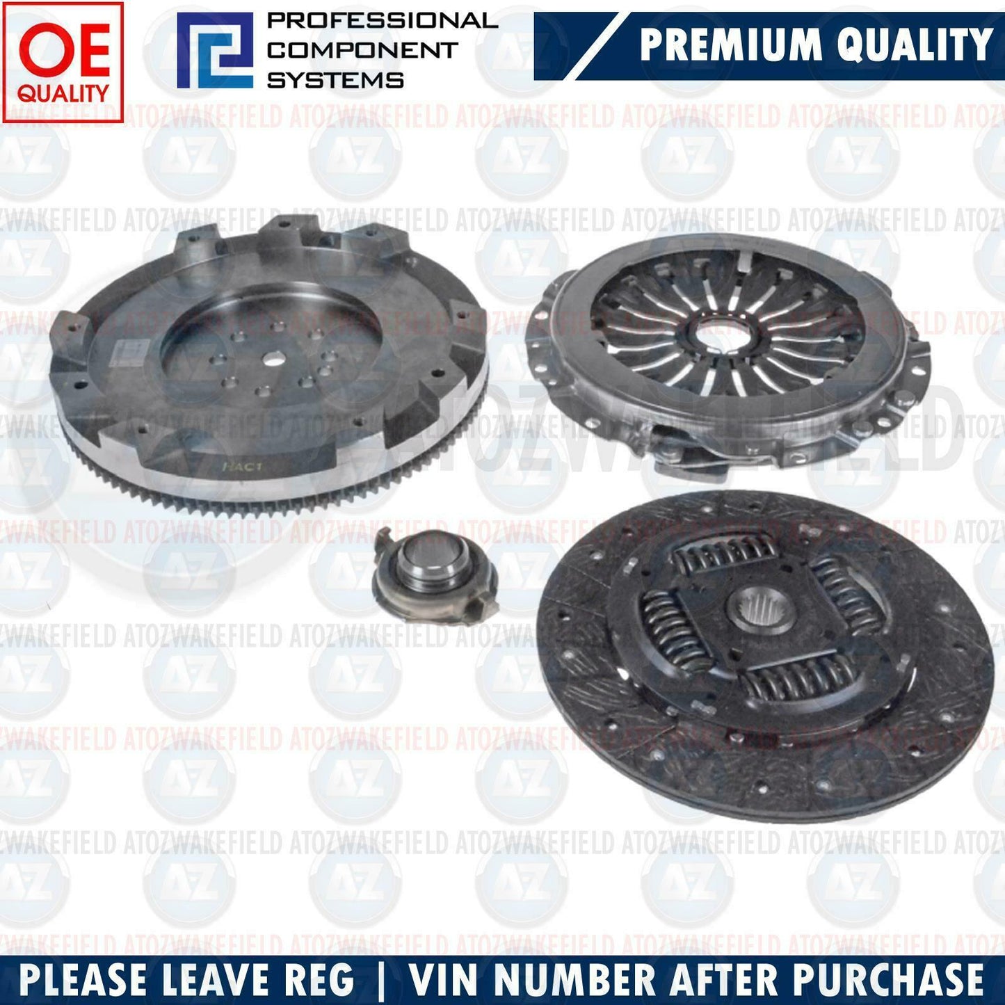 FOR HYUNDAI i40 KIA OPTIMA 1.7 CRDi DUALMASS FLYWHEEL CLUTCH KIT RELEASE BEARING