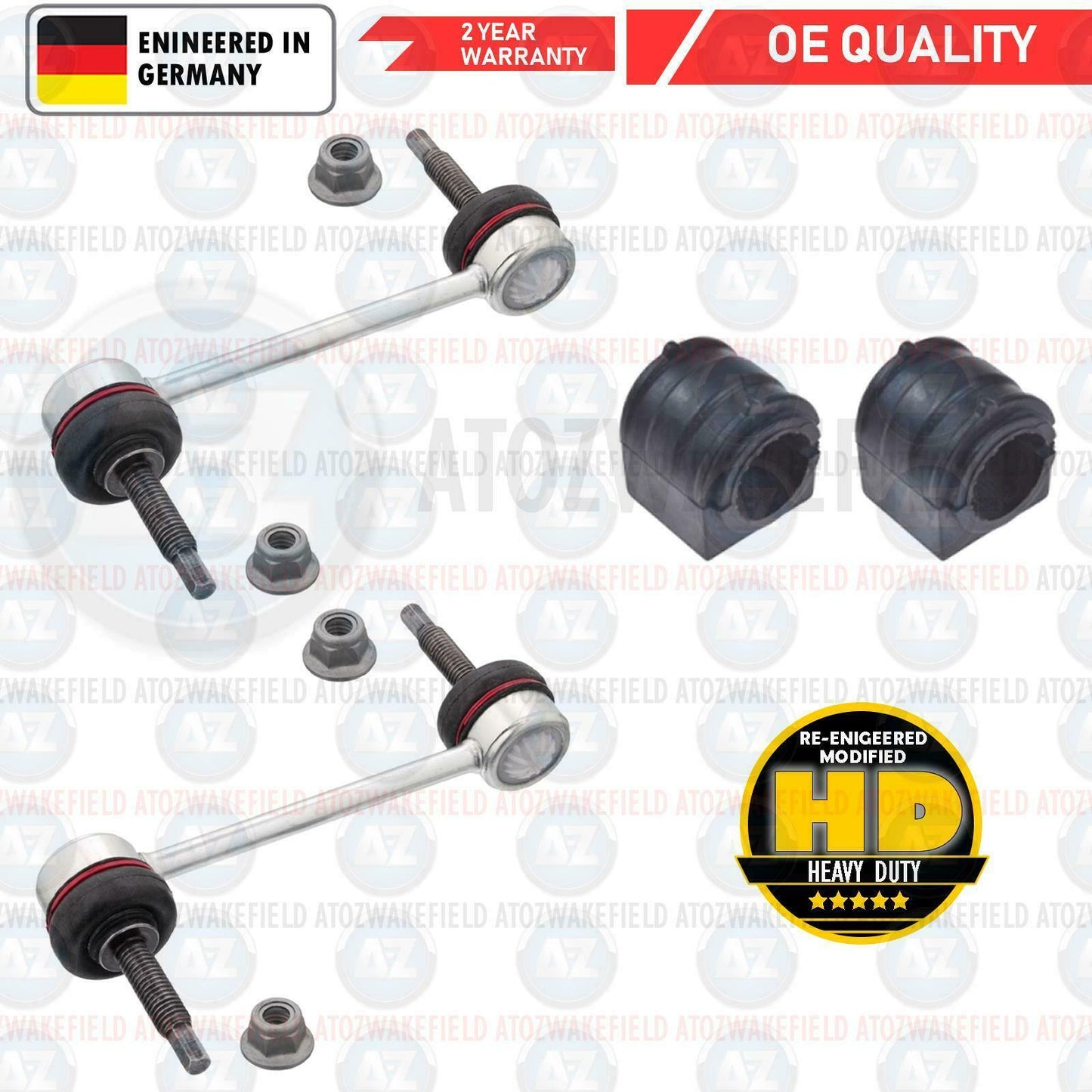 FOR JAGUAR S TYPE FRONT ANTI ROLL BAR STABILISER DROP LINK D BUSHES XR855185