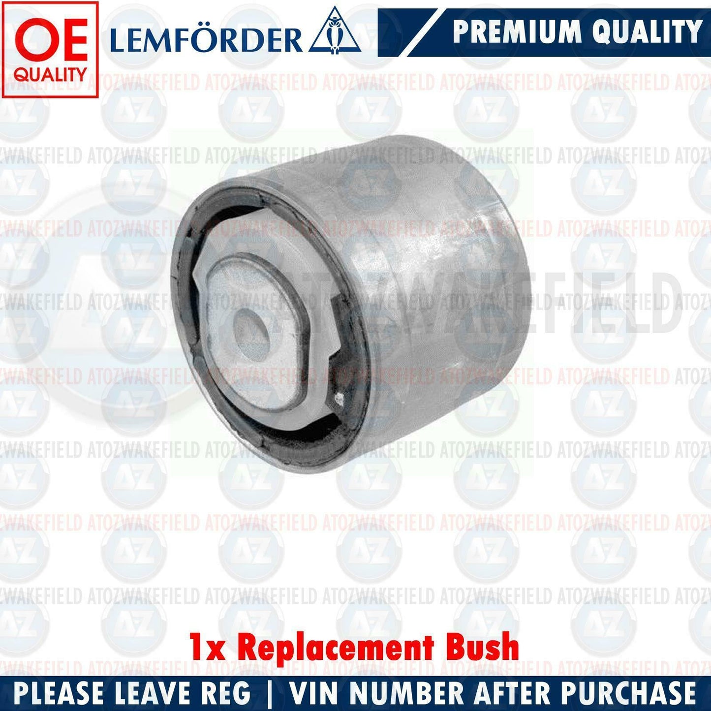 FOR JAGUAR S TYPE XJ FRONT LOWER WISHBONE CONTROL ARM BUSH LEMFORDER C2C39683