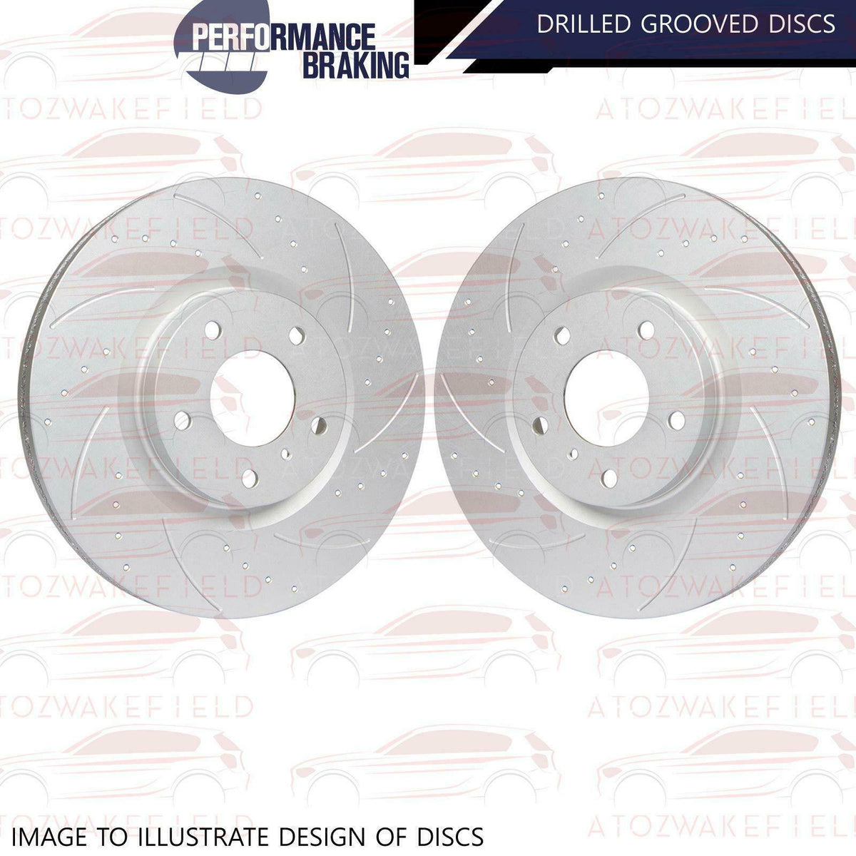 FOR JAGUAR XF 3.0d V6 FRONT DRILLED GROOVED BRAKE DISCS MINTEX PADS 326mm