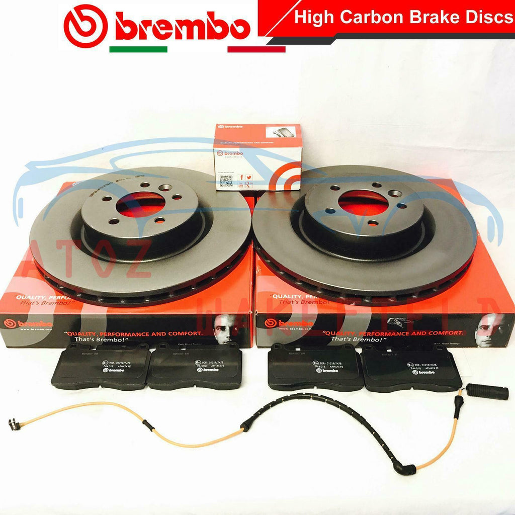 FOR LAND ROVER RANGE ROVER SPORT FRONT BREMBO BRAKE DISCS PADS SENSOR 360mm