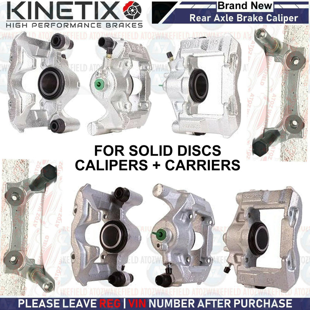 FOR LEXUS IS200D IS220D IS250 REAR HAND BRAKE CALIPERS AND CARRIERS SOLID DISCS