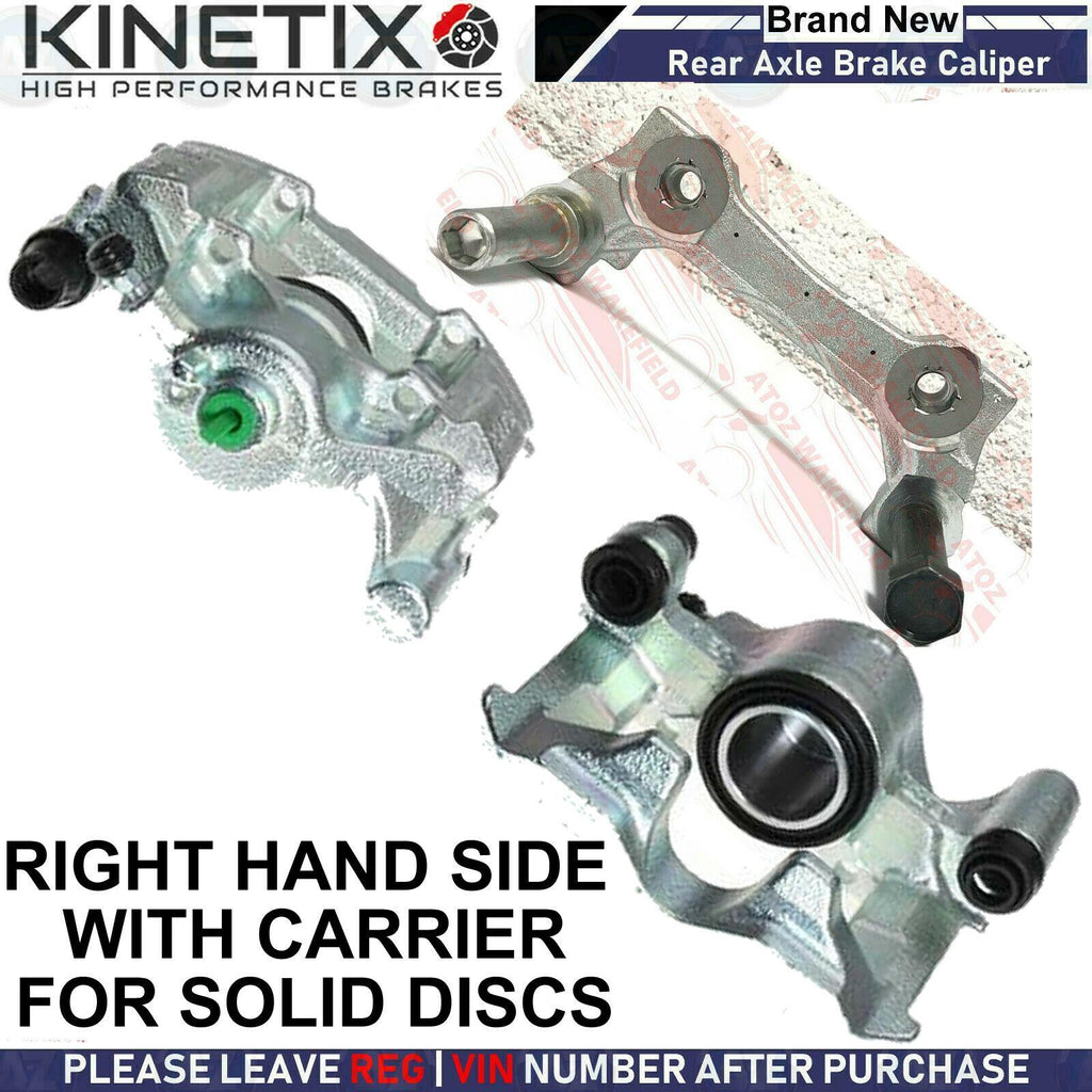 FOR LEXUS IS200D IS220D IS250 REAR RIGHT HAND BRAKE CALIPER + CARRIER SOLID DISC