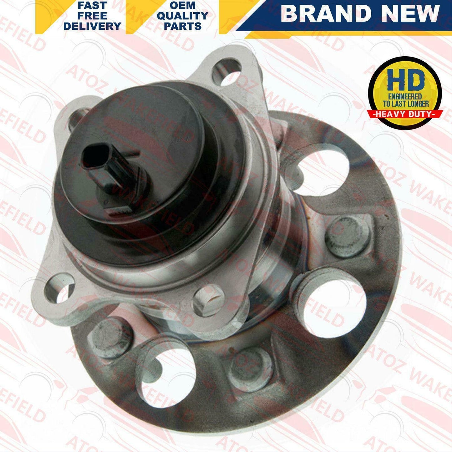 FOR LEXUS RX TOYOTA HARRIER 2WD REAR LEFT WHEEL BEARING HUB ASSEMBLY ABS SENSOR