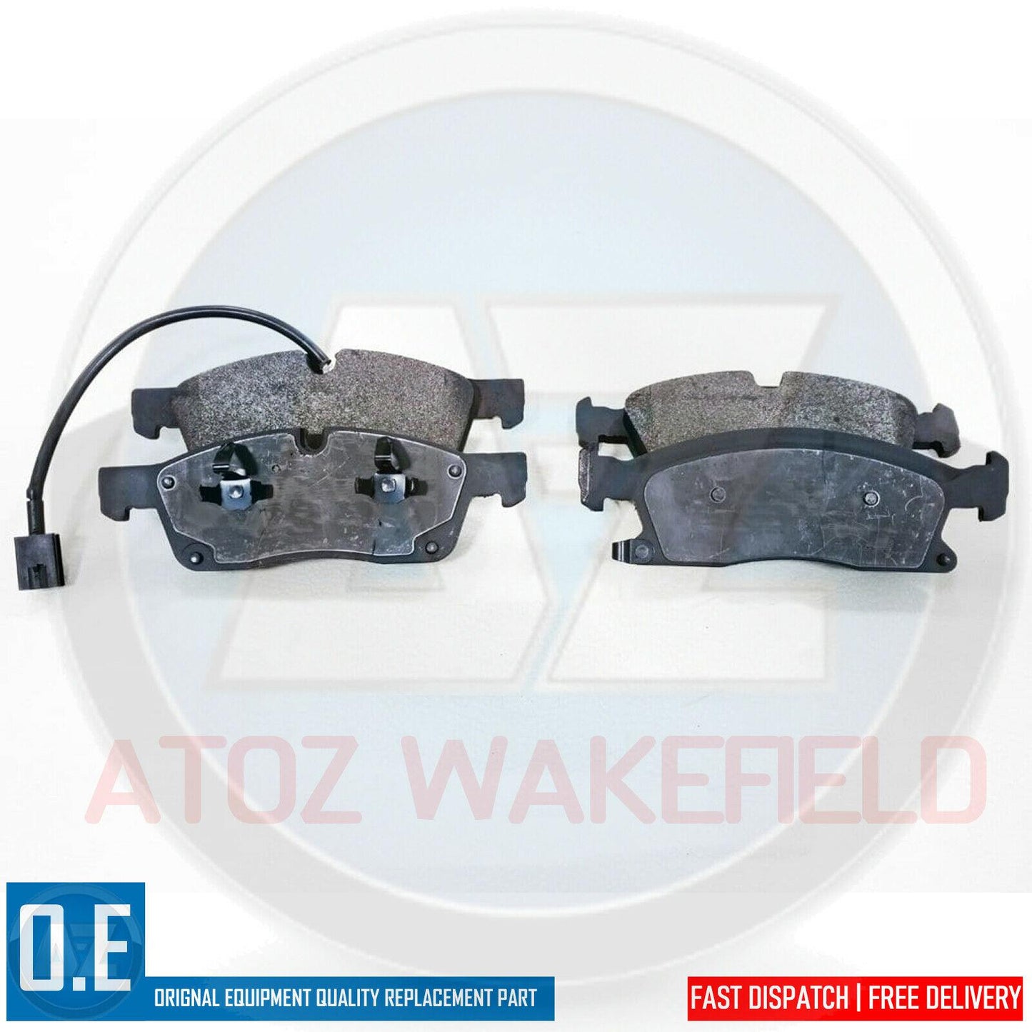 FOR MASERATI LEVANTE 2016- FRONT PREMIUM OEM BRAKE PADS & SENSOR 673004427