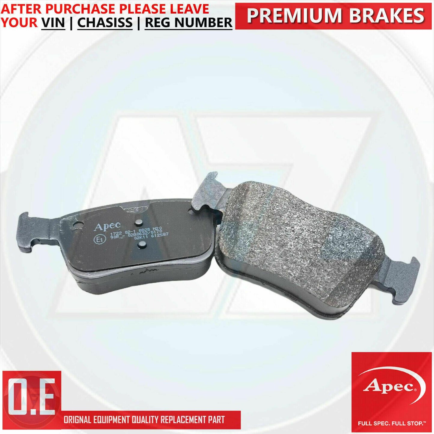 FOR MASERATI 3.0 S 3.0 D REAR CROSS DRILLED BRAKE DISCS APEC PADS 330mm