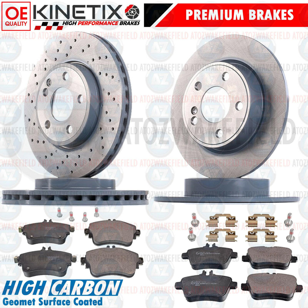 FOR MERCEDES A-CLASS A160 A180 AMG SPORT FRONT REAR BRAKE DISCS PADS 276mm 295mm