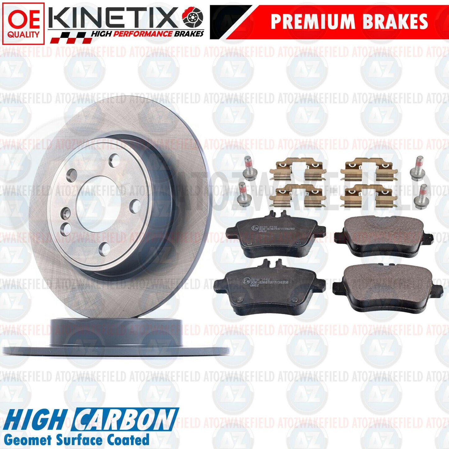 FOR MERCEDES A-CLASS A160 A180 AMG SPORT FRONT REAR BRAKE DISCS PADS 276mm 295mm