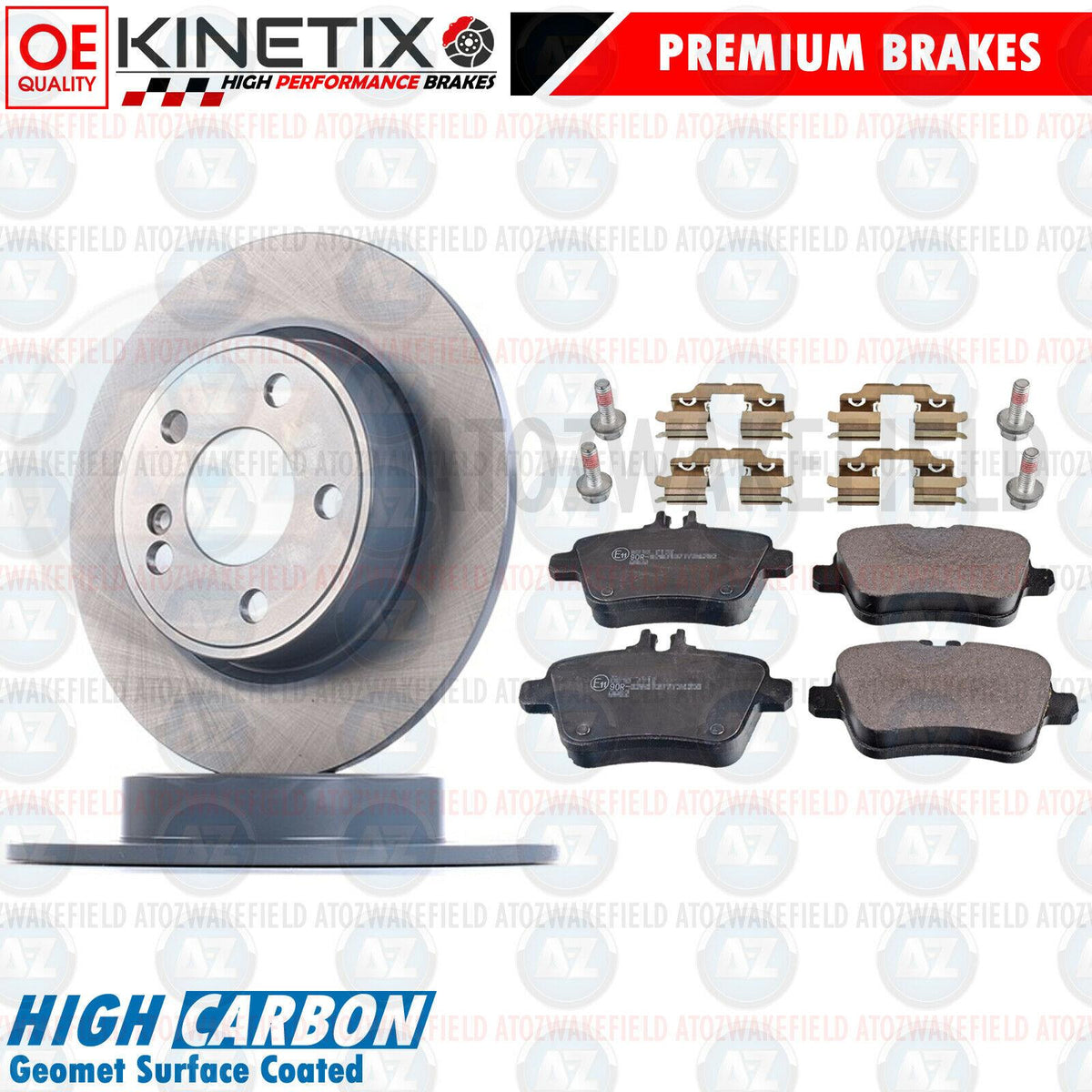 FOR MERCEDES A-CLASS A160 A180 AMG SPORT REAR BRAKE DISCS PADS 276mm