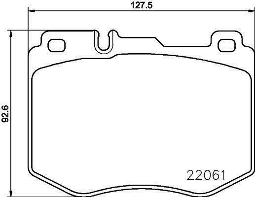 FOR MERCEDES C-CLASS C250 W205 S205 AMG SPORT FRONT REAR MINTEX BRAKE PADS 2014-