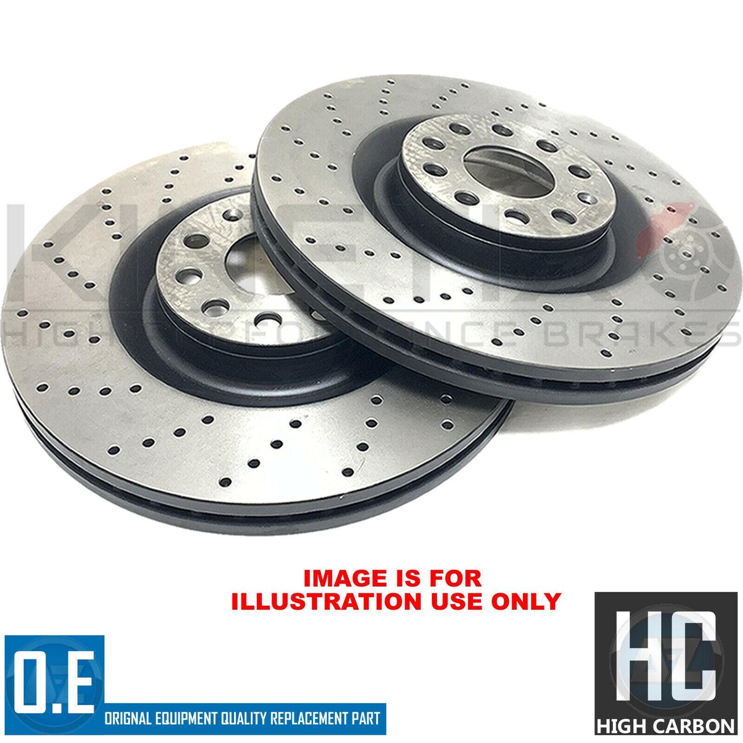 FOR MERCEDES C/E CLASS FRONT REAR BRAKE DISCS PADS HAND BRAKE SHOES WIRE SENSORS