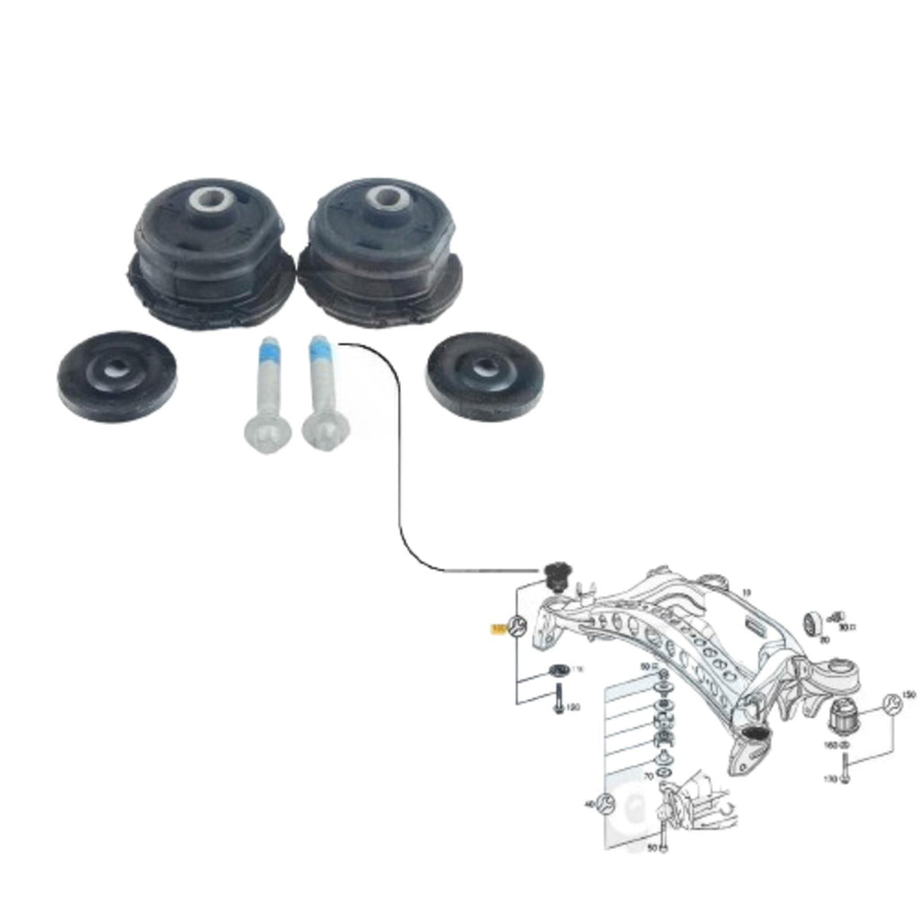 FOR MERCEDES E-CLASS W210 S210 97-03 REAR AXLE SUBFRAME HUB FRONT BUSH BUSHING