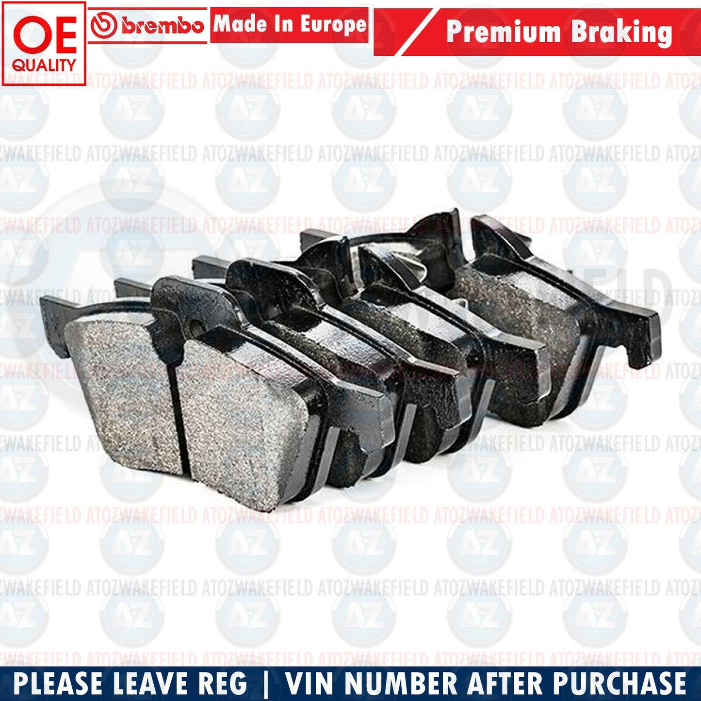 P06030 FRONT AXLE BRAKE PADS SET FOR MINI R50 R52 R53 (01-09) COOPER S / ONE D