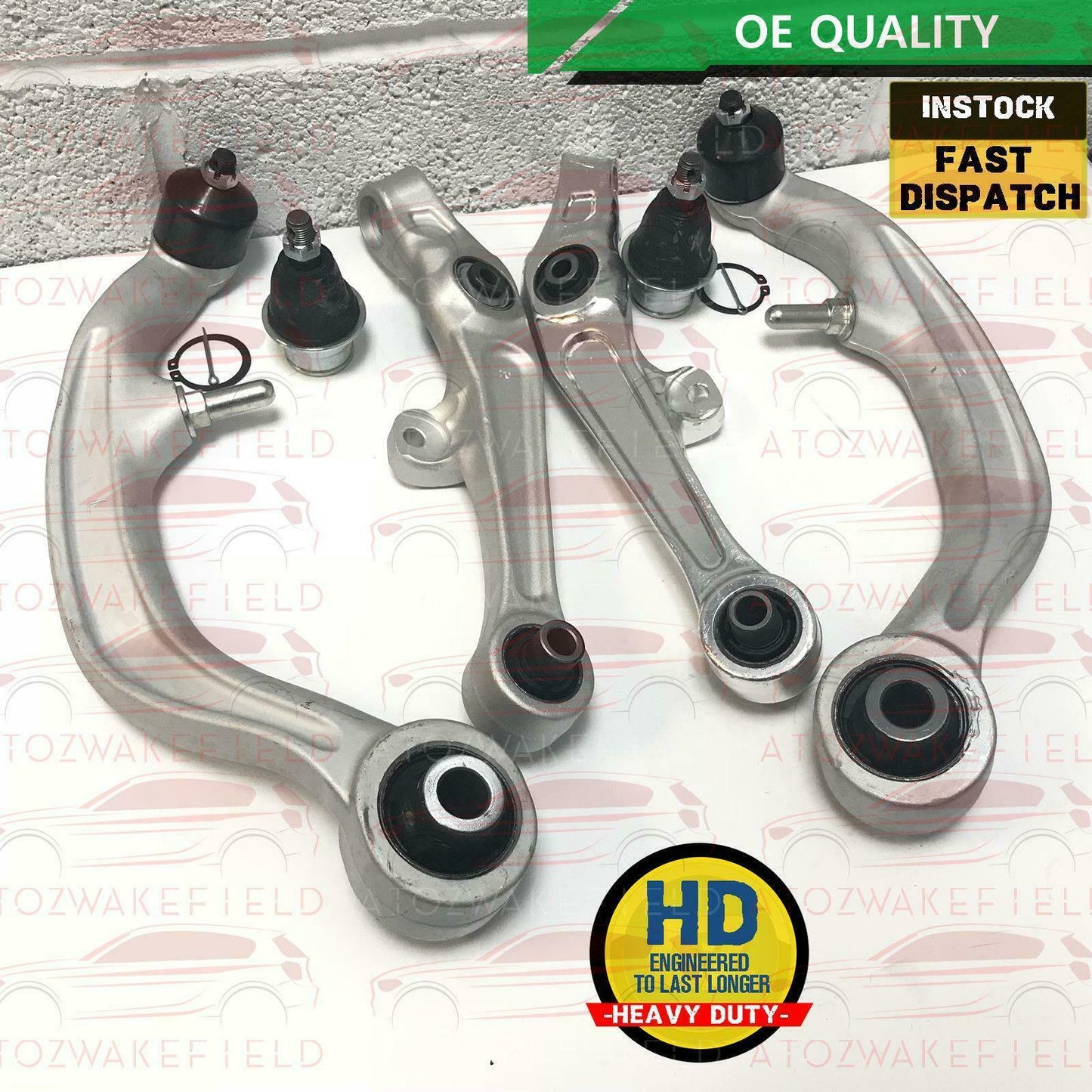 FOR NISSAN 350Z INFINITI G35 FRONT SUSPENSION LOWER WISHBONE ARMS BALL JOINTS