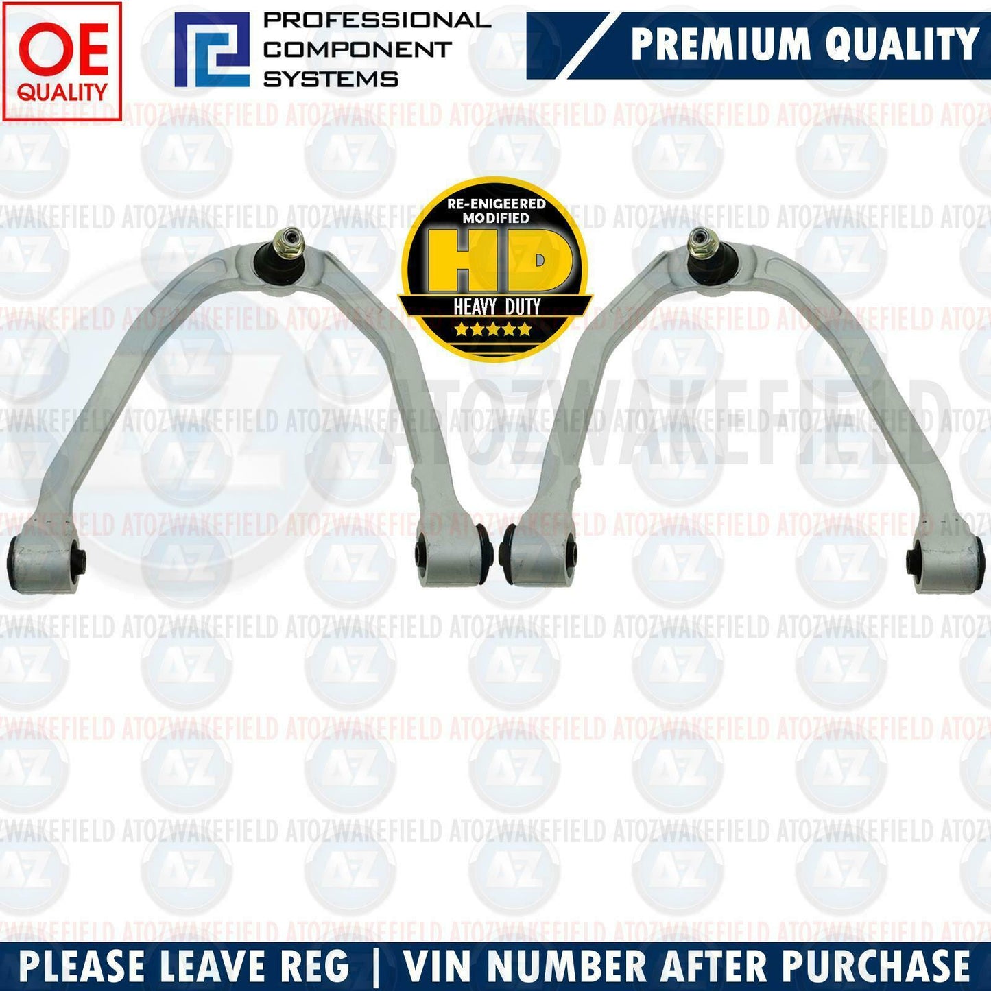 FOR NISSAN 350Z INFINITY G35 FRONT UPPER LEFT RIGHT SUSPENSION WISHBONE ARMS X2