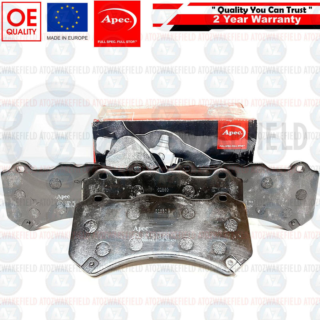 FOR NISSAN GT-R R35 FRONT PREMIUM OEM QUALITY APEC BRAKE PADS SET FR