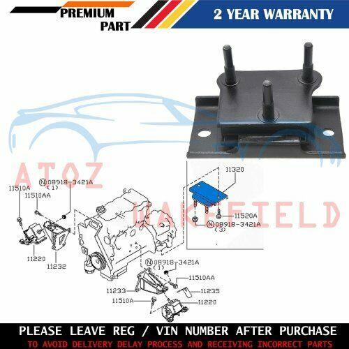 FOR NISSAN NAVARA D40 PATHFINDER 2.5 R51 YD25DDTI REAR ENGINE GEARBOX MOUNTING