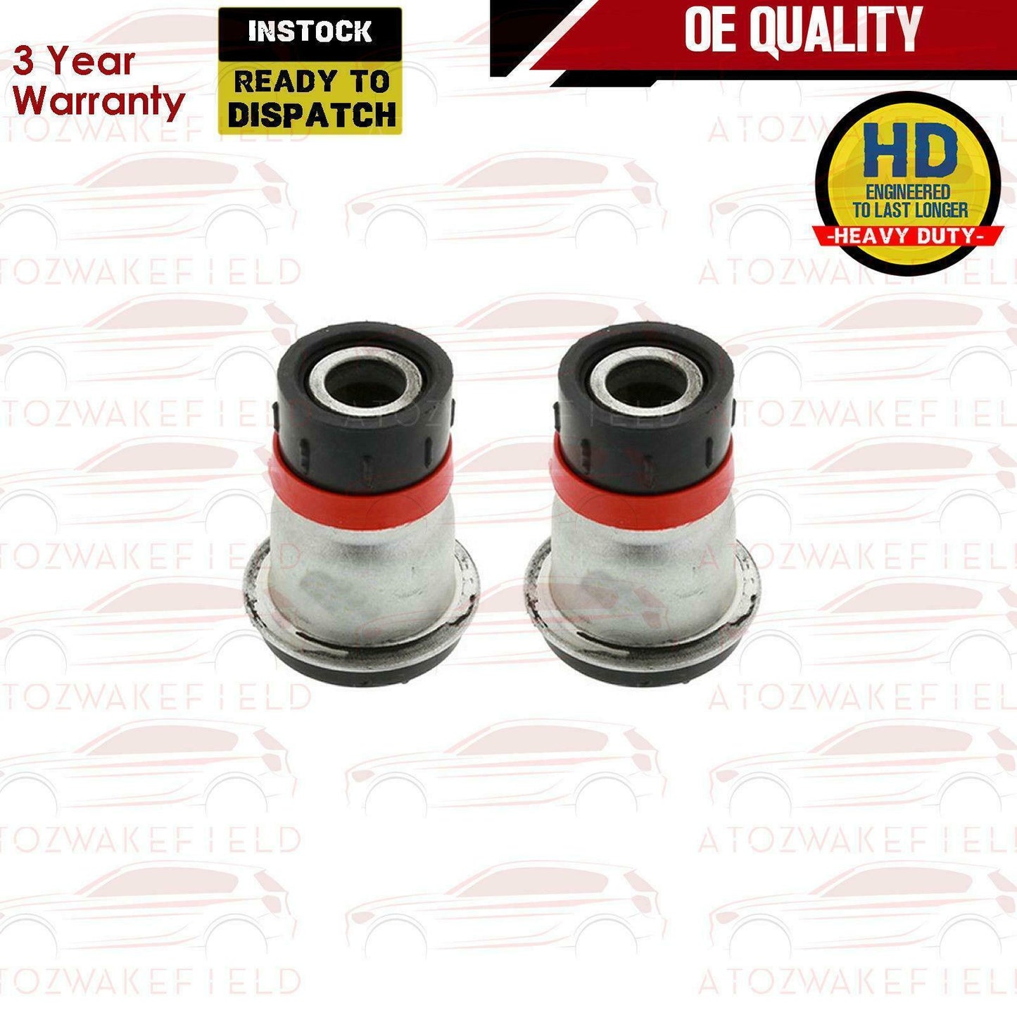 FOR NISSAN NOTE 2005- FRONT SUBFRAME MOUNT MOUNTING 2 LINKS ARM ARMS 2 BUSHES
