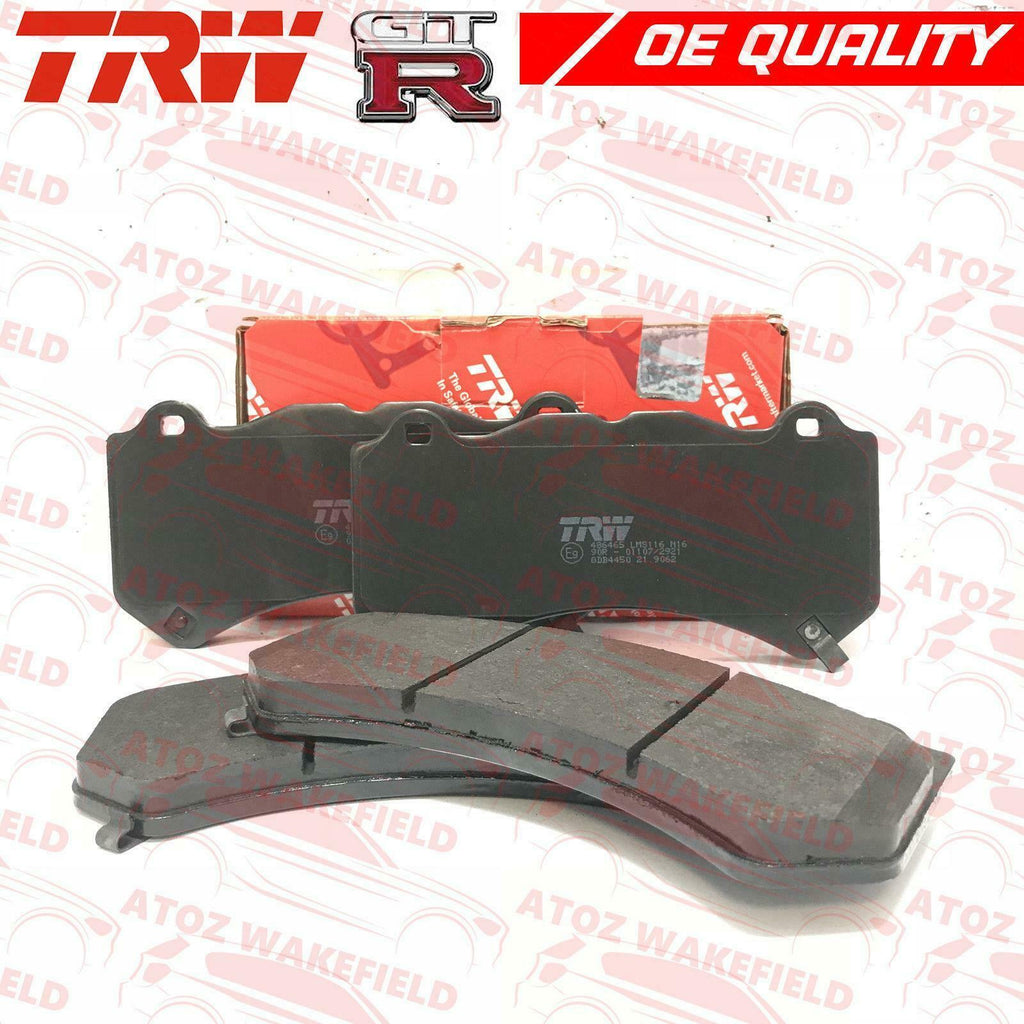 FOR NISSAN R35 GTR GT-R FRONT GENUINE TRW PREMIUM QUALITY BRAKE PADS SET NEW