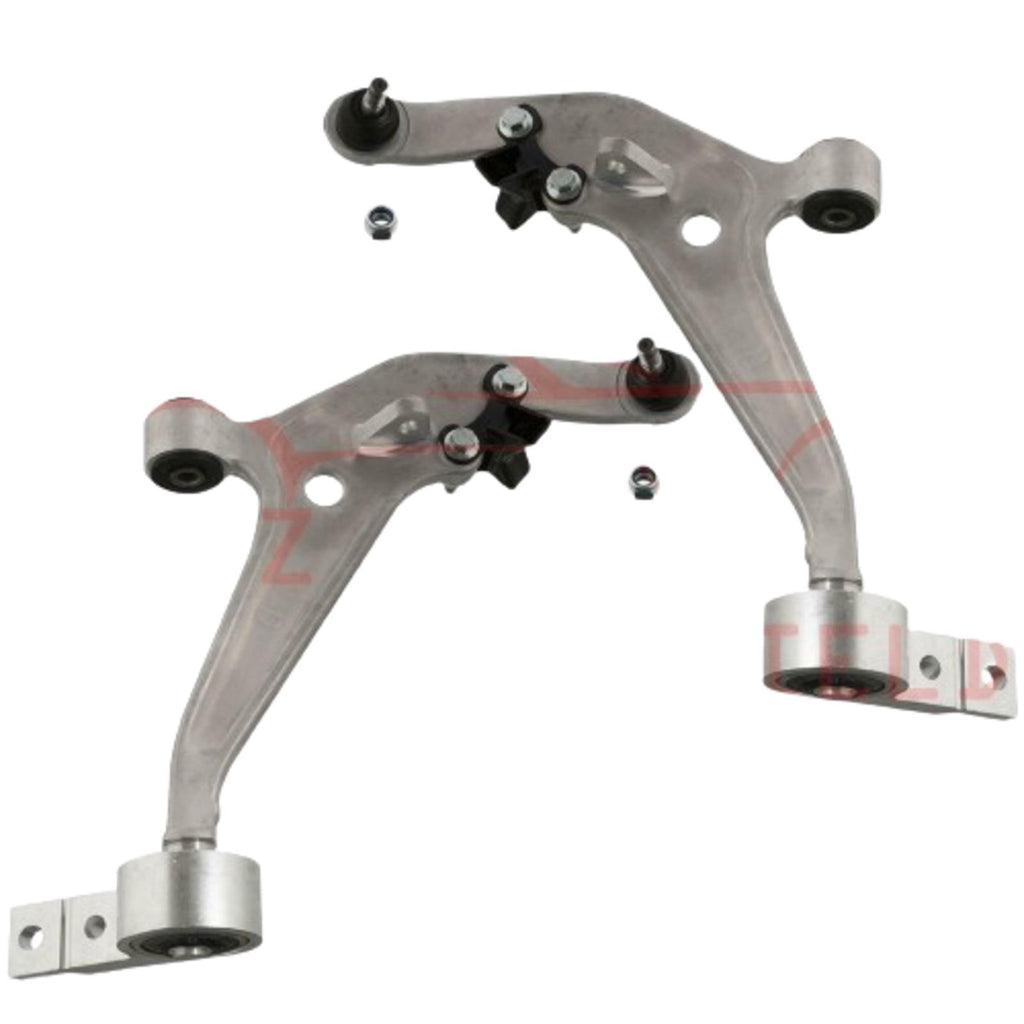 FOR NISSAN X-TRAIL LOWER SUSPENSION WISHBONES CONTROL ARMS BALL JOINTS BUSHES X2