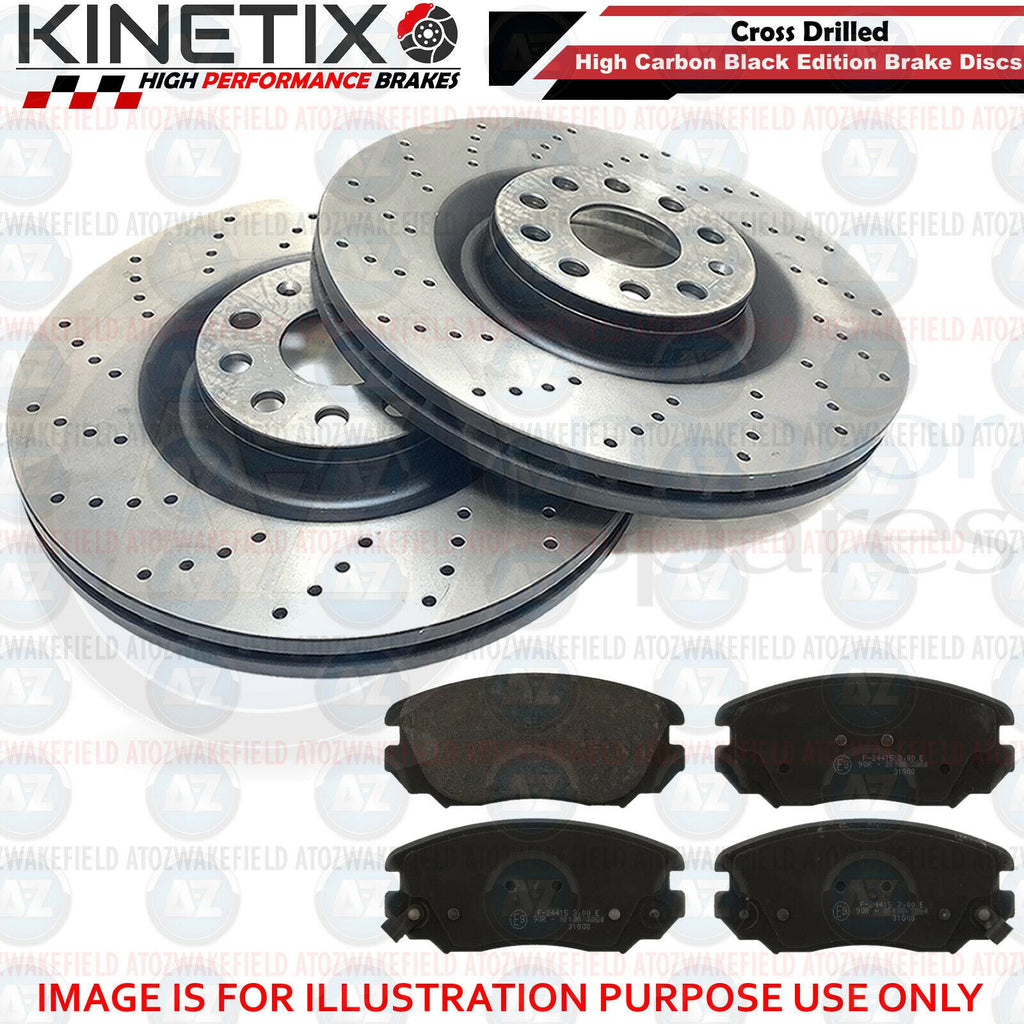 FOR OPEL VAUXHALL INSIGNIA FRONT DRILLED PERFORMANCE BRAKE DISCS PADS 296mm