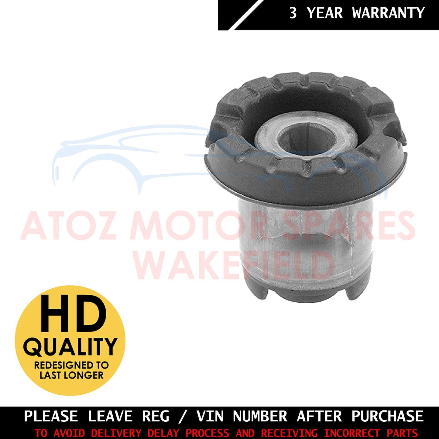 FOR PEUGEOT 206 REAR SUBFRAME AXLE FRONT MOUNTING BUSH 5131.93 5131.A9 5131.F8