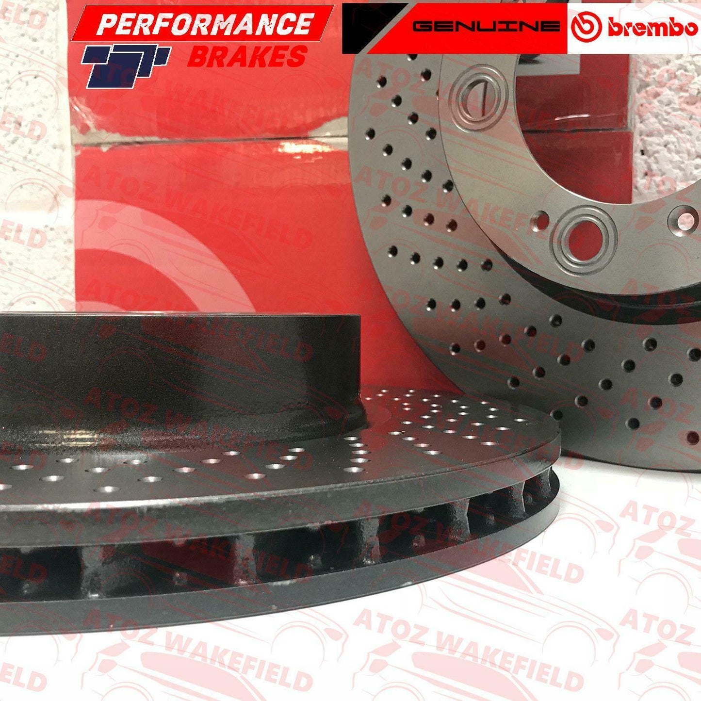 FOR PORSCHE FRONT GENUINE BREMBO BRAKE DISCS PADS BOXSTER S CAYMAN 2.9 3.2 3.4 R