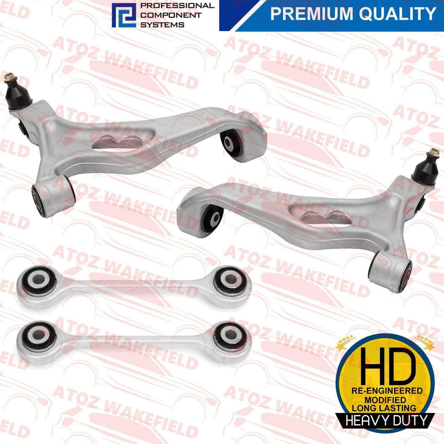 FOR Q7 CAYENNE TOUAREG FRONT SUSPENSION WISHBONES ARMS LINKS TRACK RODS ENDS KIT