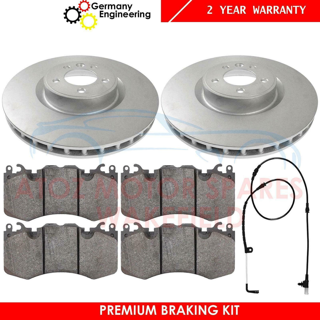 FOR RANGE ROVER SPORT 2013- FRONT BRAKE DISCS MINTEX PADS SENSOR 380mm BREMBO