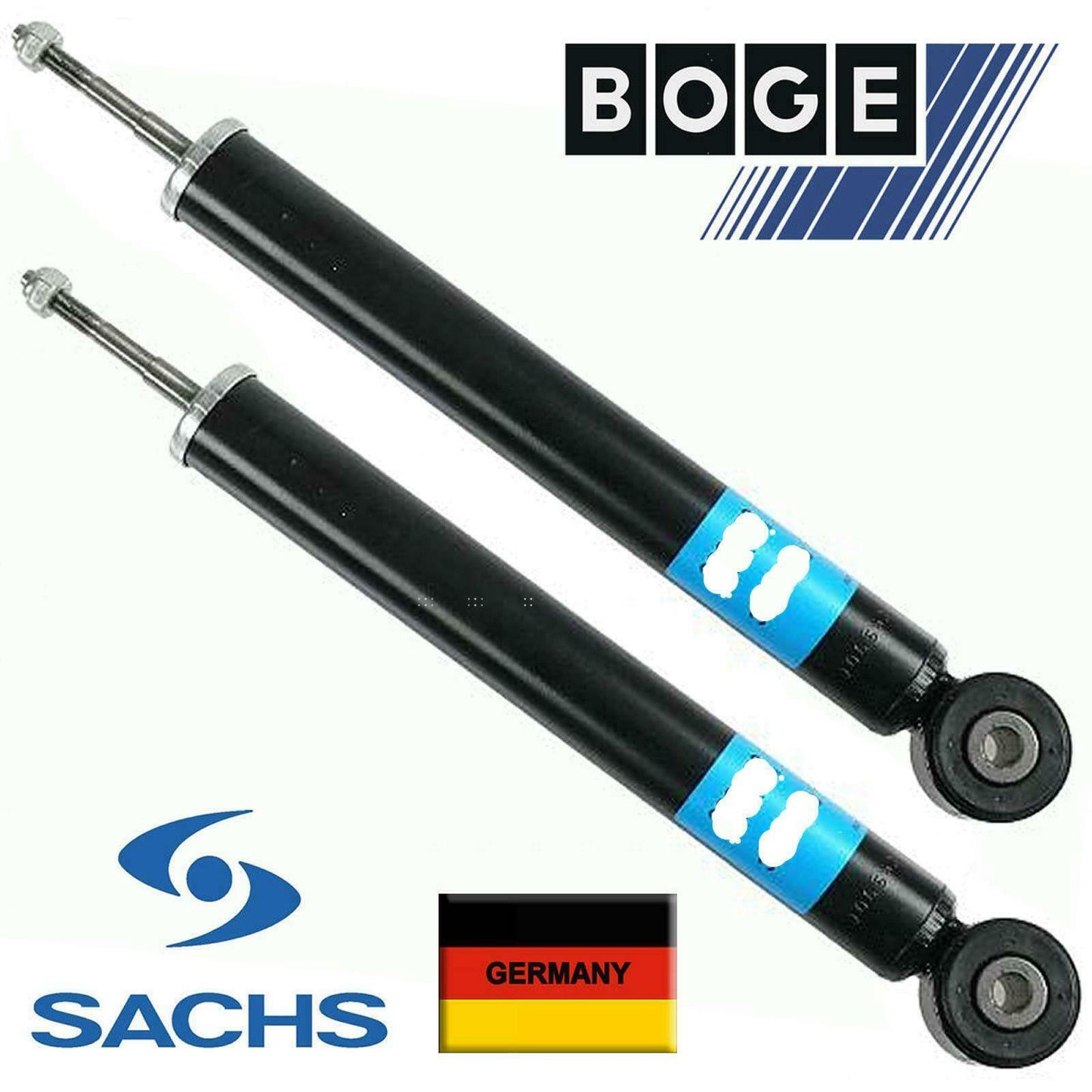FOR RENAULT CLIO 172 182 CUP SPORT 2.0 16V 2 SACHS REAR SHOCK ABSORBERS SHOCKERS
