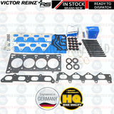 FOR RENAULT CLIO SPORT 197 CYLINDER HEAD GASKET BOLTS INLET EXHAUST VALVES KIT