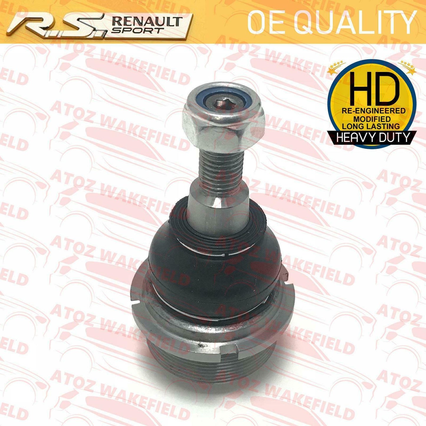 FOR RENAULT CLIO 197 200 MEGANE SPORT MK3 RS TOP BOTTOM HUB ARM BALL JOINT PIVOT