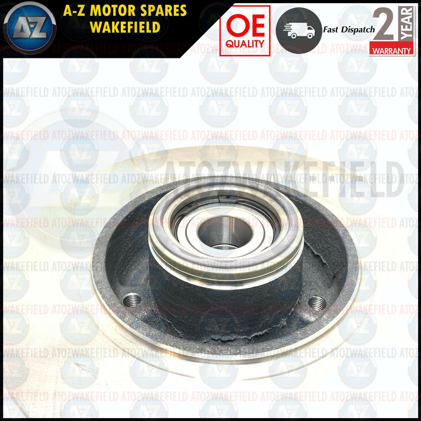 FOR RENAULT CLIO MEGANE SCENIC REAR PLATINUM BRAKE DISCS PAIR ABS BEARING 260mm