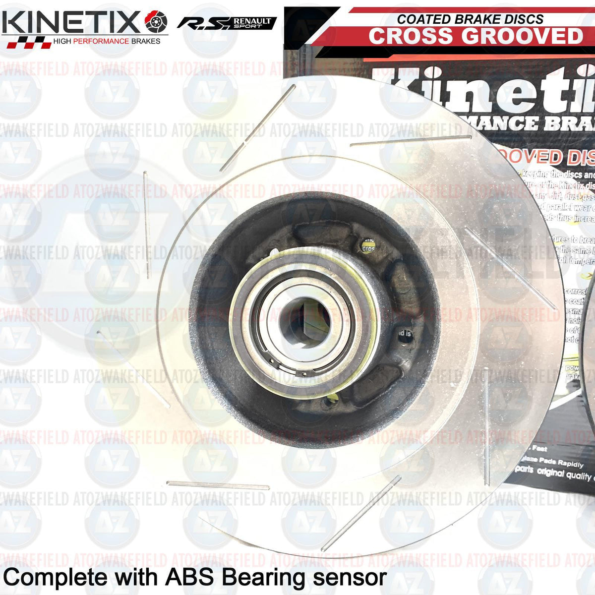 FOR RENAULT MEGANE MK3 SPORT RS 250 265 275 REAR GROOVED BRAKE DISCS BREMBO PADS