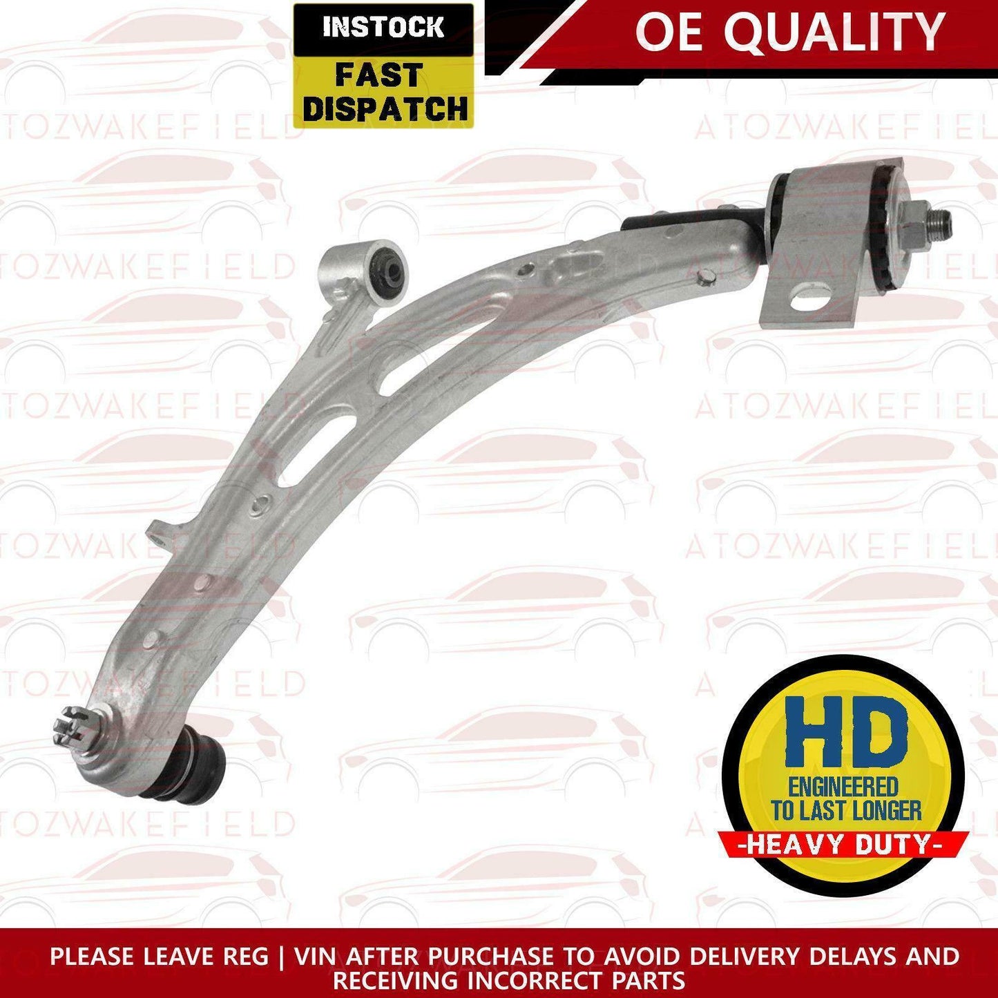 FOR SUBARU IMPREZA WRX RA STI GD LOWER RIGHT SUSPENSION WISHBONE CONTROL ARM