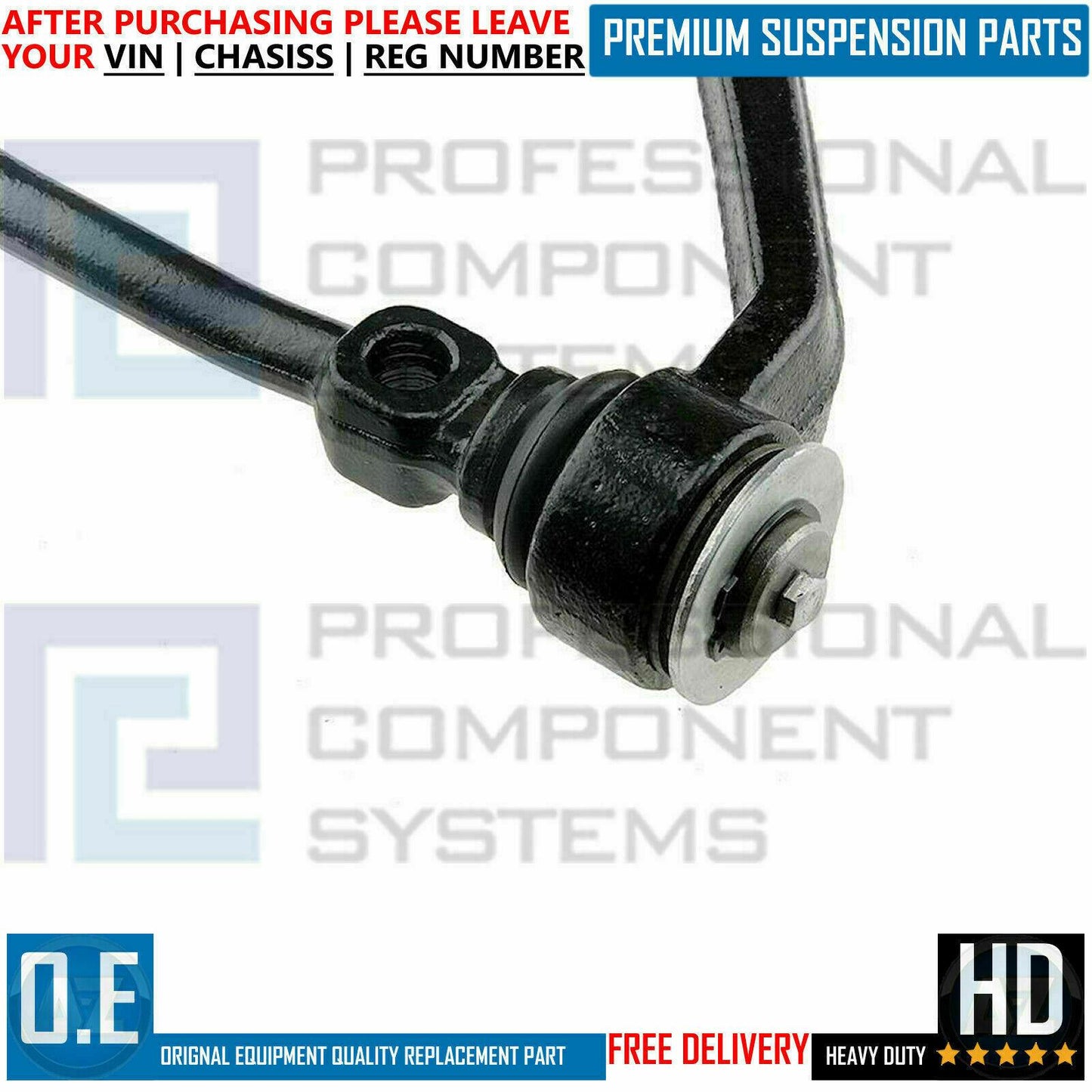 FOR TOYOTA DYNA FRONT AXLE TOP UPPER RIGHT SUSPENSION WISHBONE TRACK CONTROL ARM