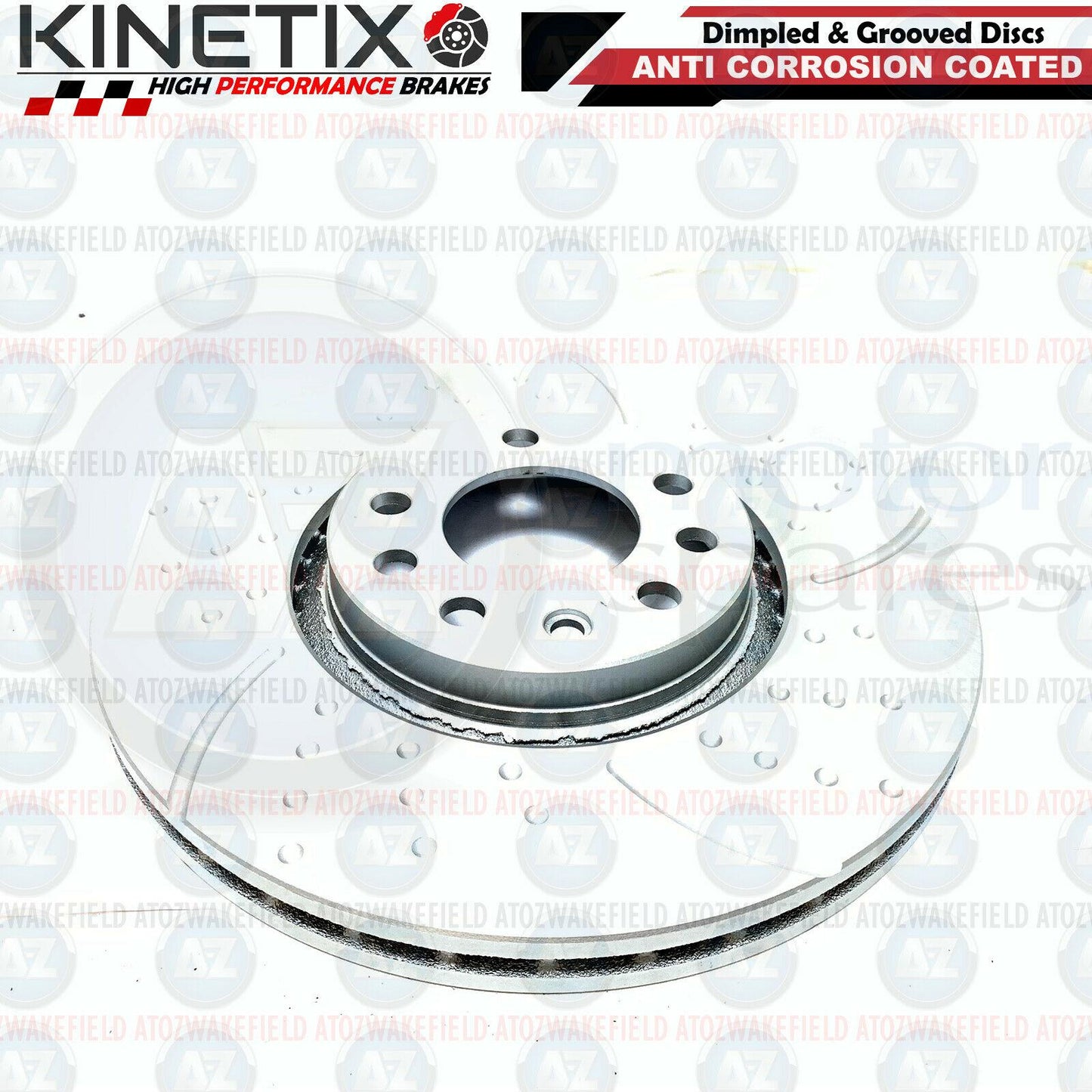 FOR VAUXHALL MERIVA 1.6 VXR 16V FRONT DIMPLED GROOVED BRAKE DISCS PAIR 308mm