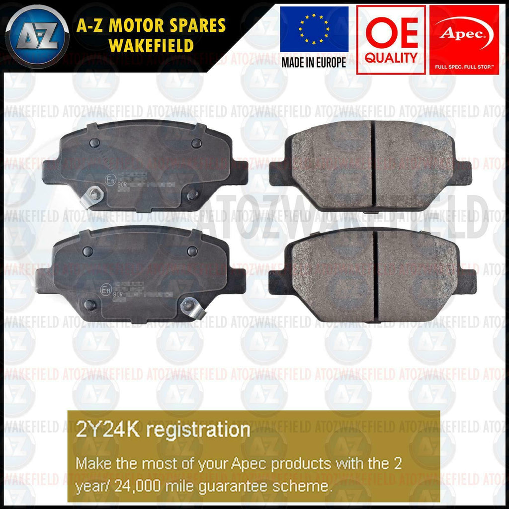 FOR VAUXHALL OPEL INSIGNIA 2017- FRONT PREMIUM APEC BRAKE PADS SET BRAND NEW