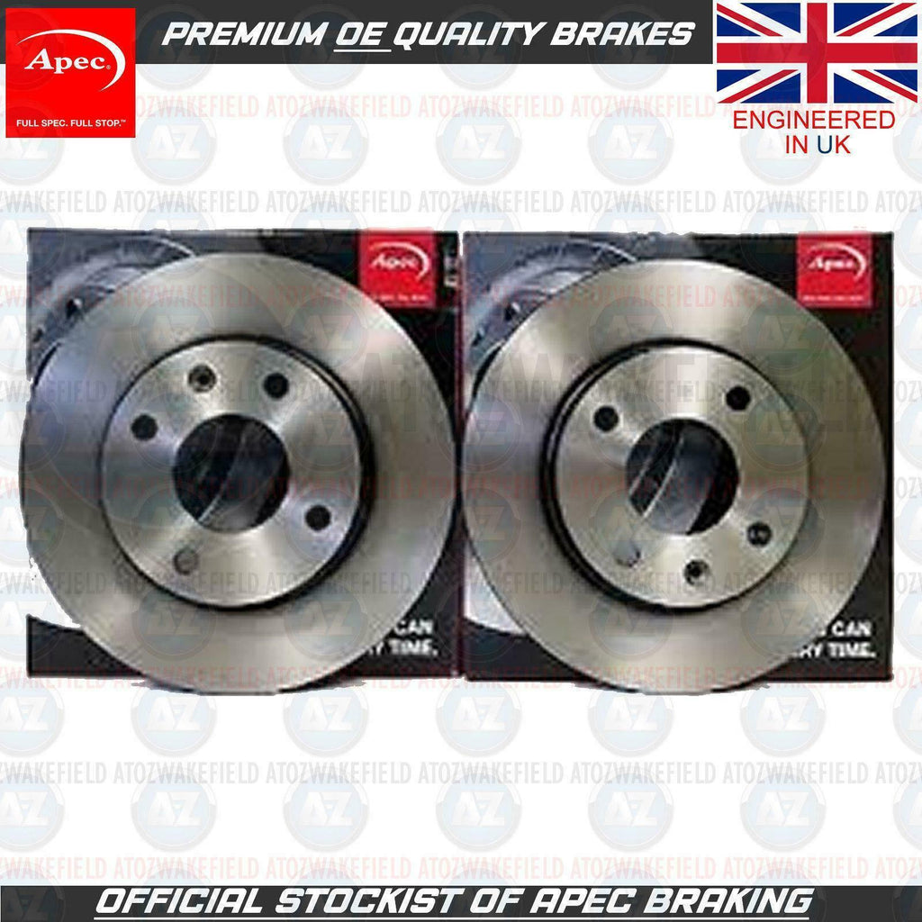 FOR VAUXHALL VIVA OPEL KARL FRONT OE QUALITY APEC BRAKE DISCS PAIR 236mm