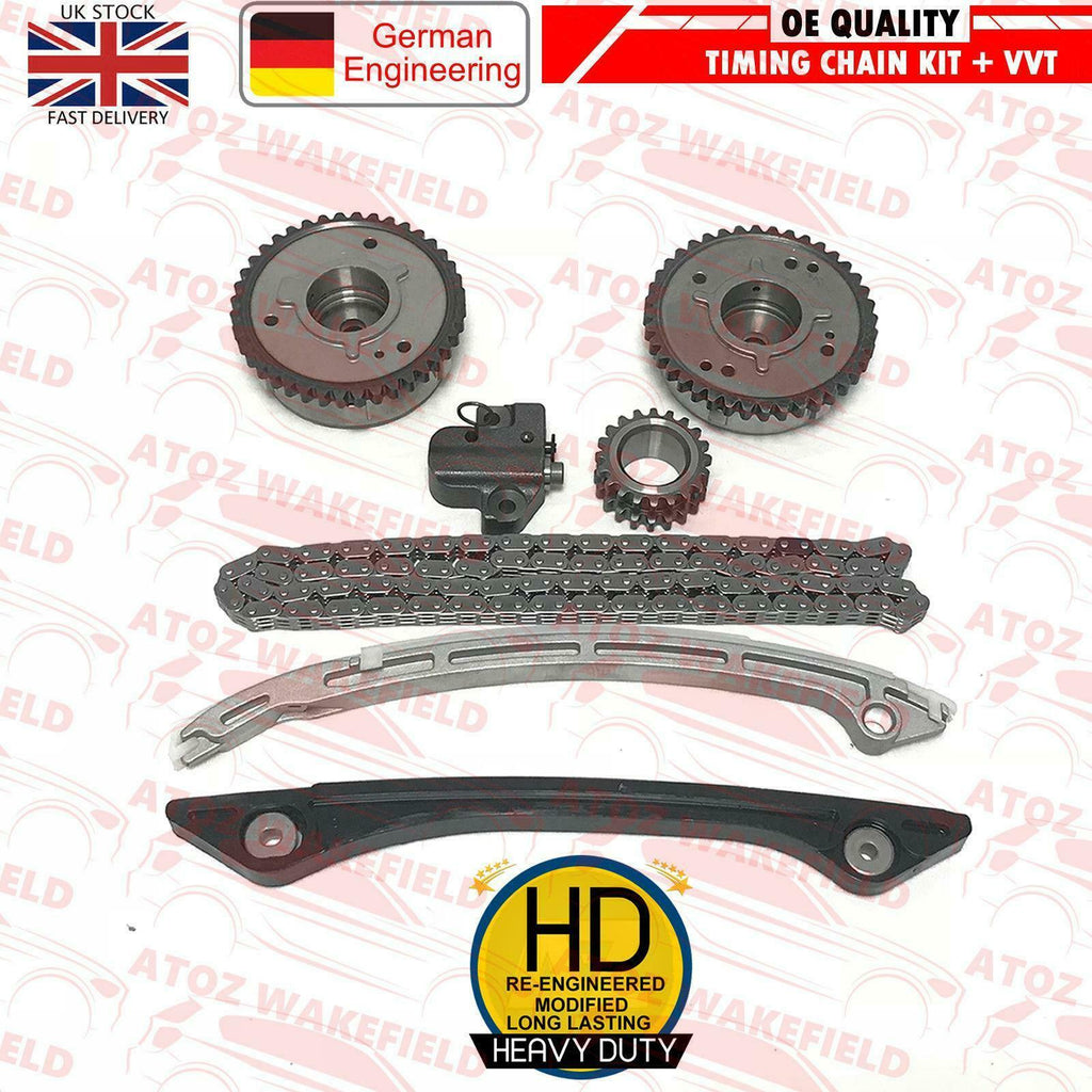 FOR VOLVO S60 S80 V60 V70 XC60 T5 B4204T7 TIMING CHAIN & VVT CAM GEARS KIT SET