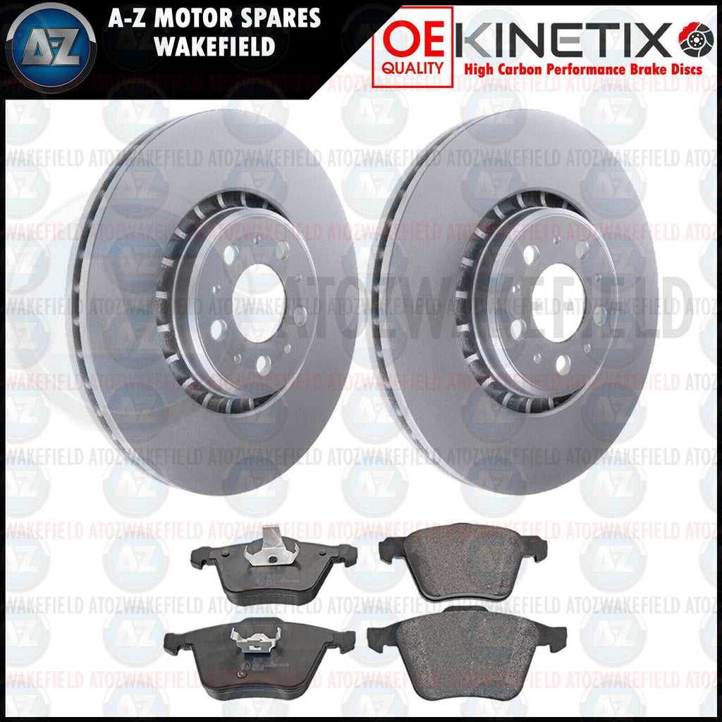 FOR VOLVO XC90 ANTI CORROSION COATED HIGH CARBON FRONT BRAKE DISCS PADS SET 336m